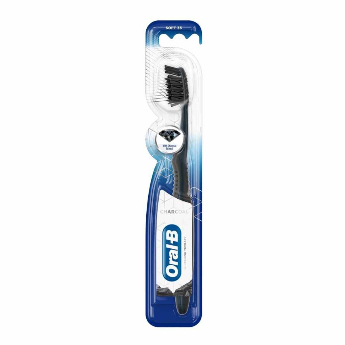 مسواک زغالی اورال بی با برس نرم oral-b