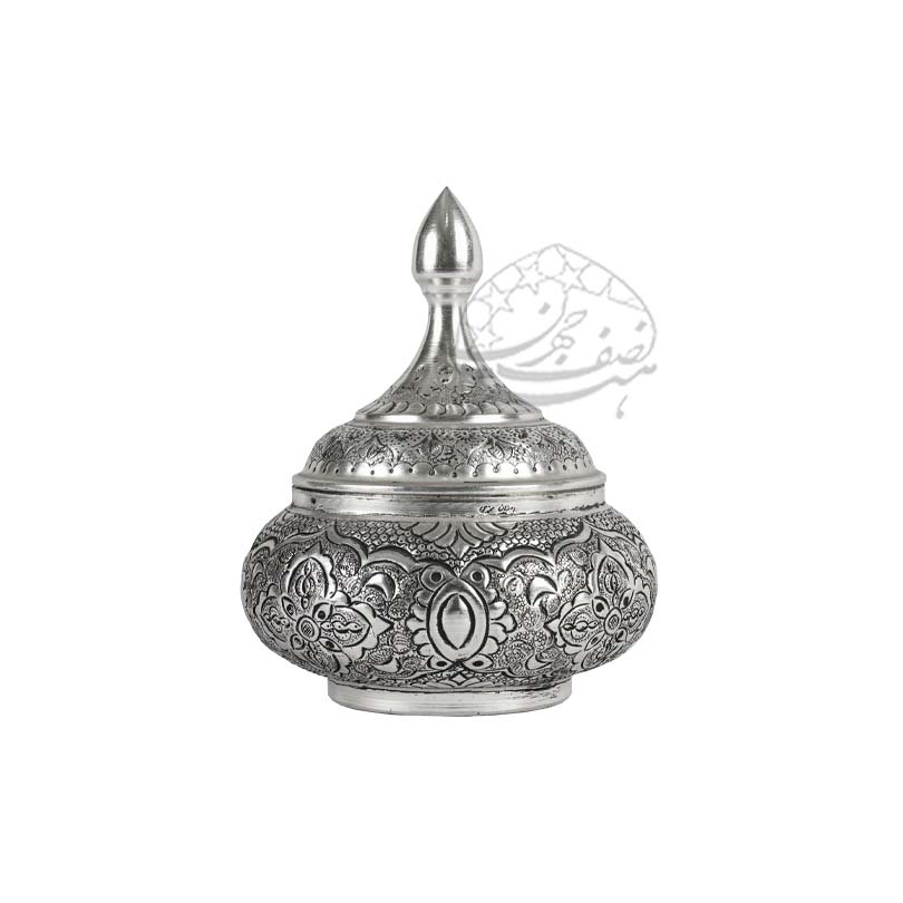 قندان قلمزنی اسلیمی سیاه قلم اعلا