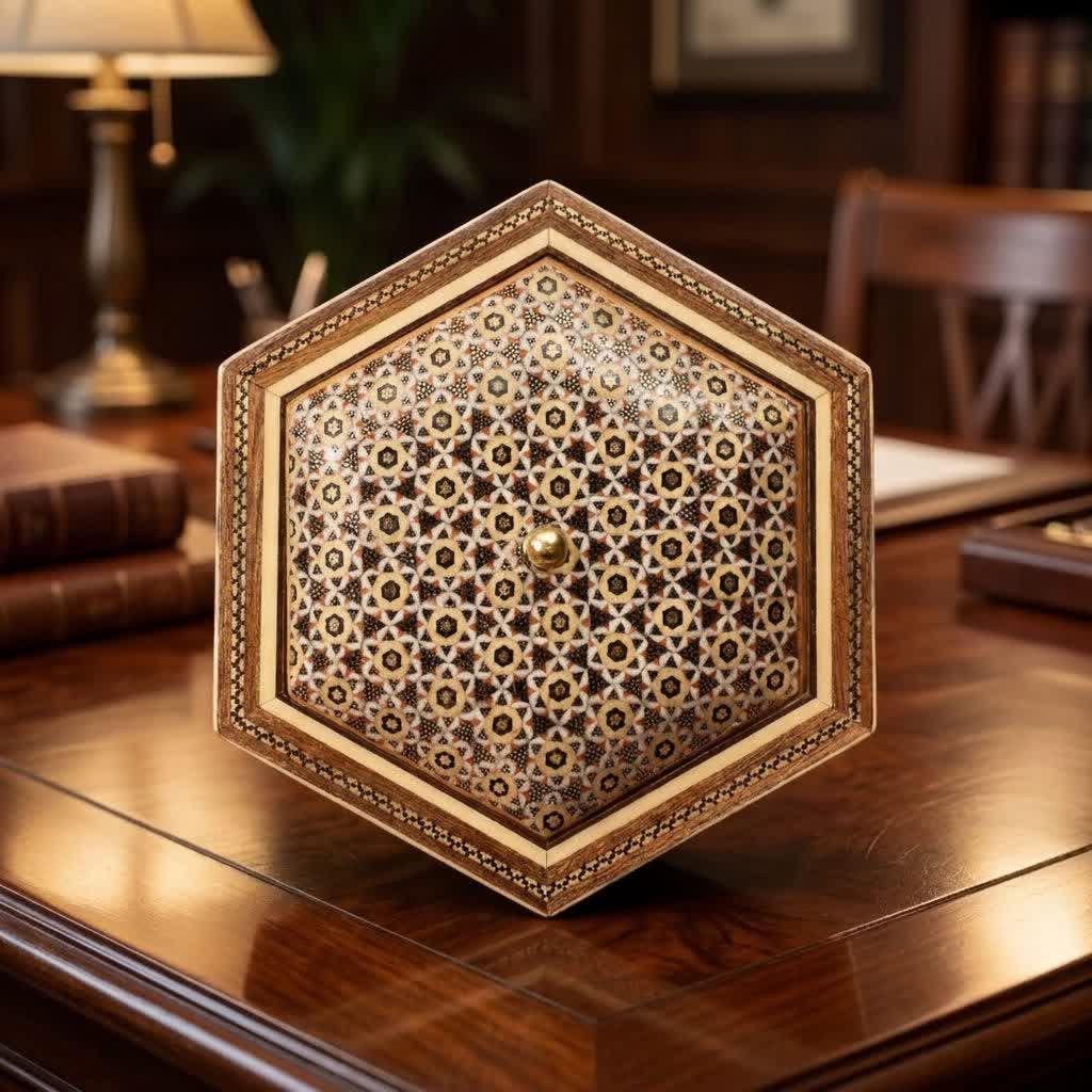 شکلات خوری خاتم کاری کوچک