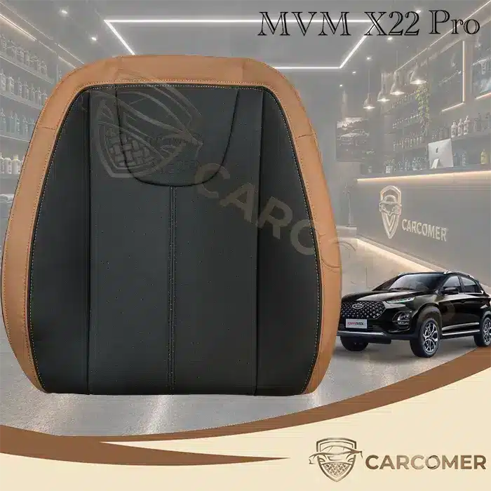 روکش چرم صندلی MVM X22 Pro مارون | روکش استاندارد صندلی خودرو