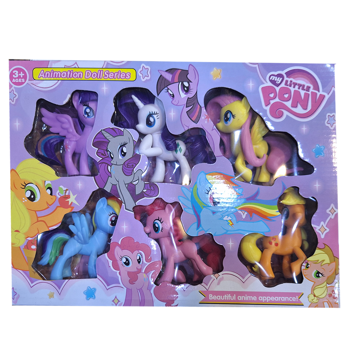 فیگور پونی Pony مجموعه 6 عددی
