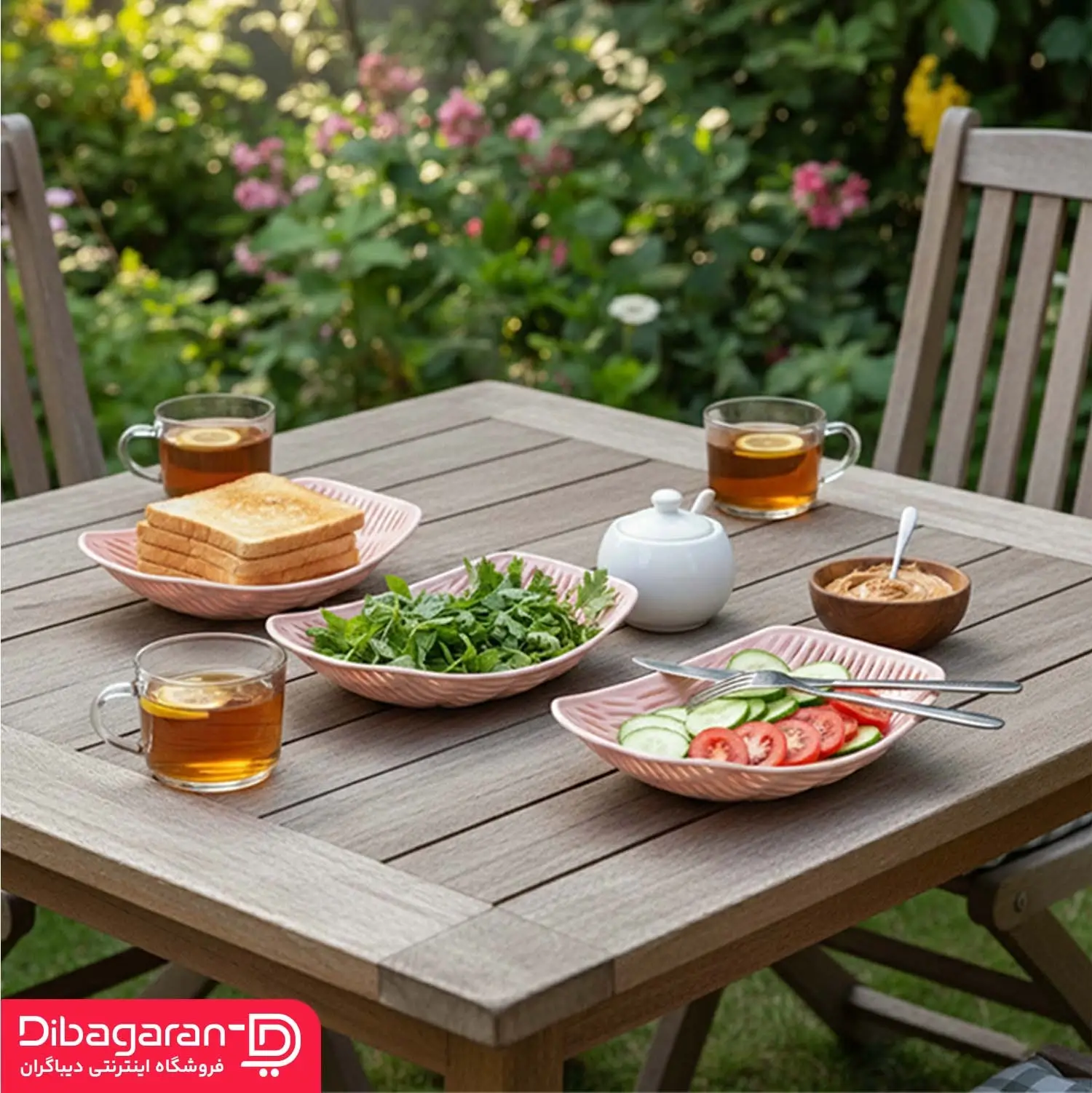 سبد نان و سبزی لیمون 3 عددی مدل 1392