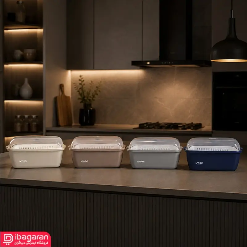 جای نان 3 پارچه لیمون مدل یاس 324