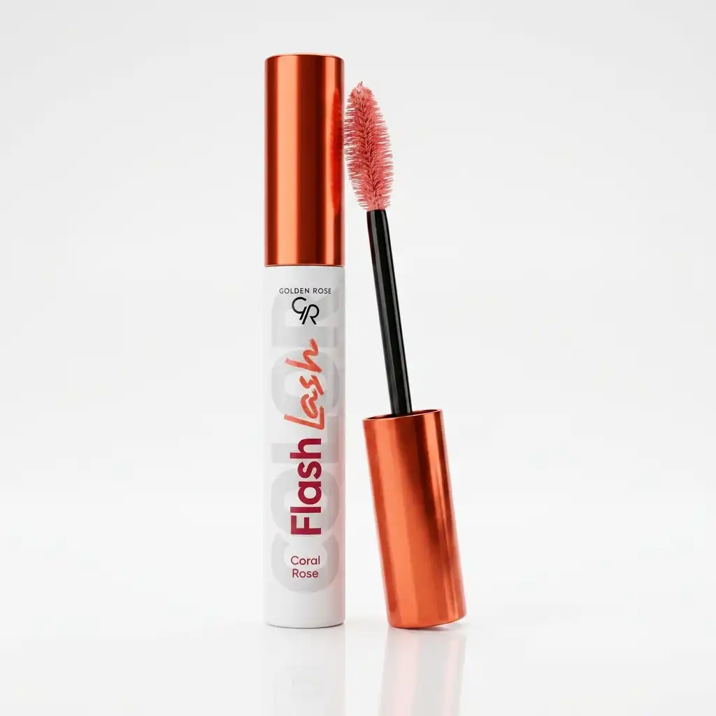  ریمل رنگی فلش گلدن رز رنگ (قرمز مرجانی) Coral Rose نارسیس بیوتی