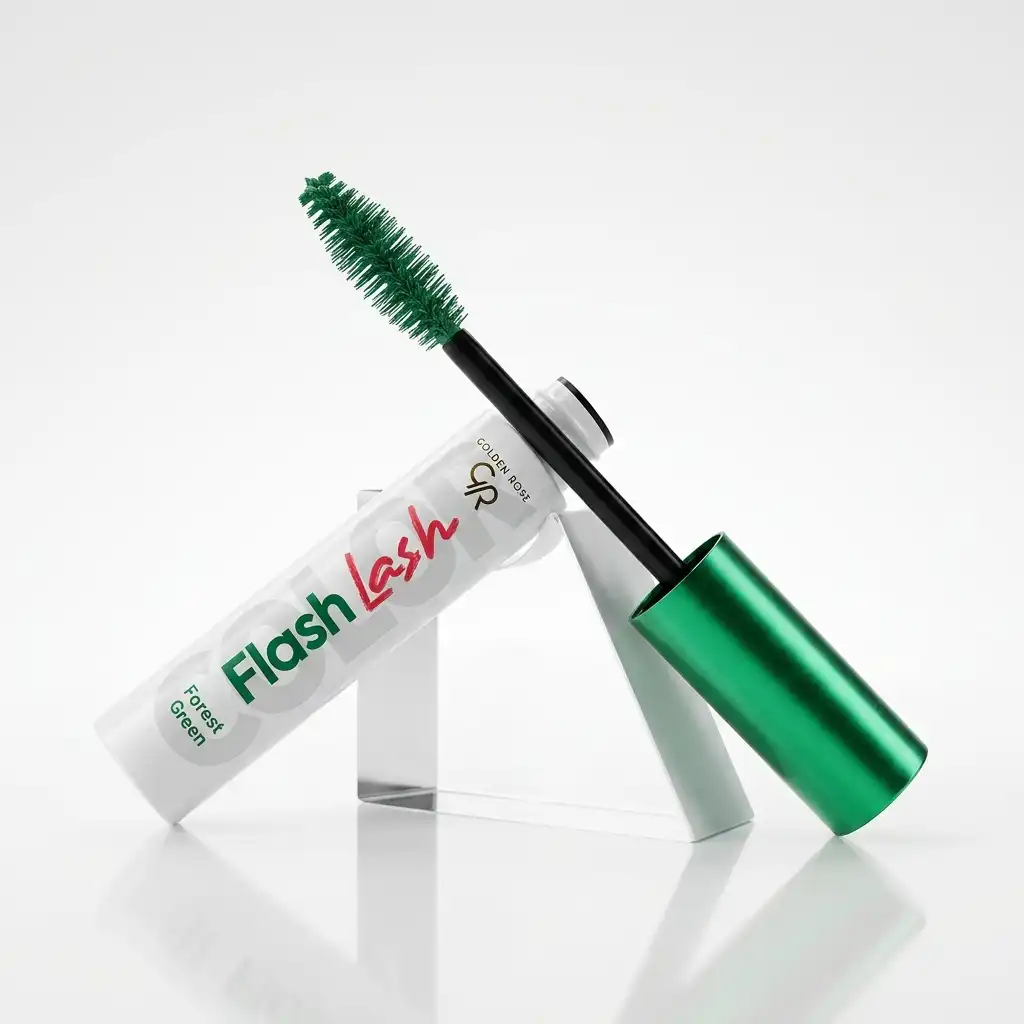  ریمل رنگی فلش گلدن رز رنگ (سبز) Forest Green نارسیس بیوتی