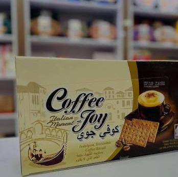 بیسکویت کافی جوی طعم قهوه 18 عددی COFFEE JOY مدل Italian Moment