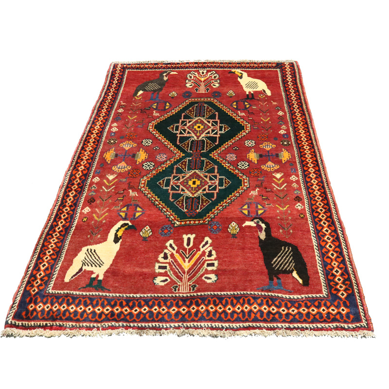 قالیچه دستبافت قشقایی(136×208) سانتیمتر