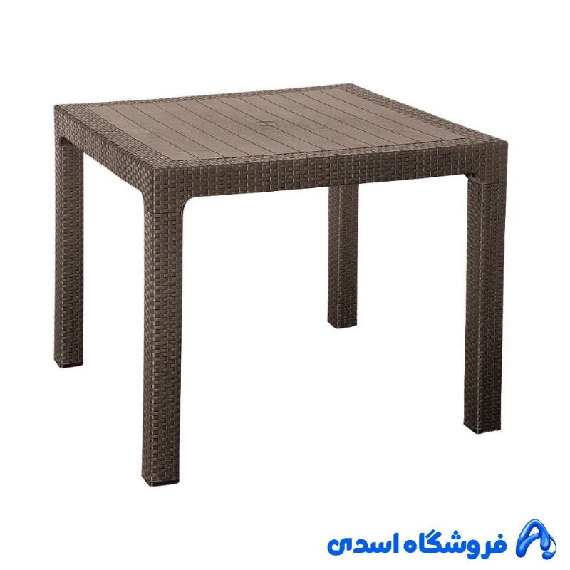 میز مربع حصیر بافت ناصر پلاستیک کد 323