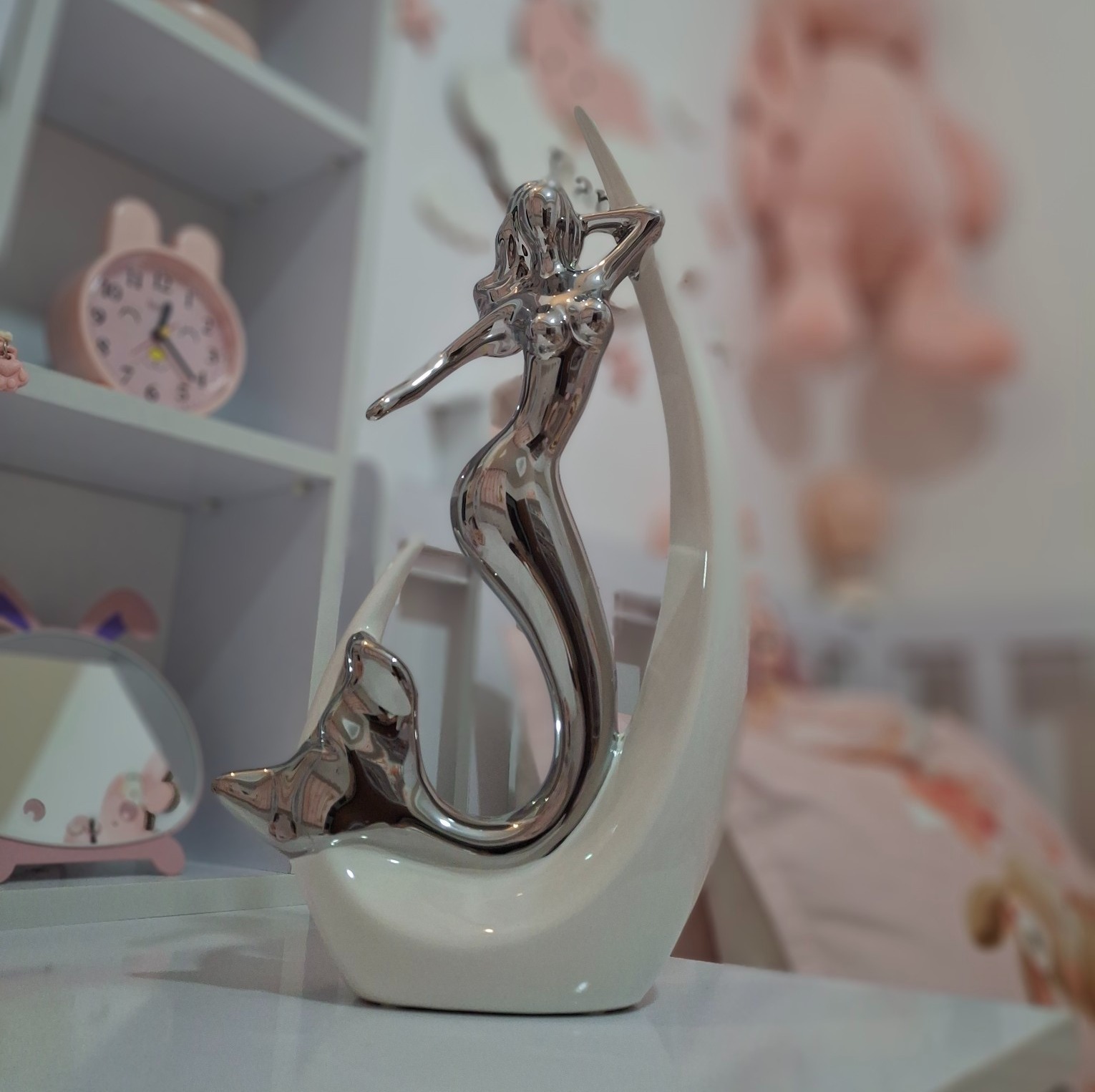مجسمه دکوری چینی پری دریایی