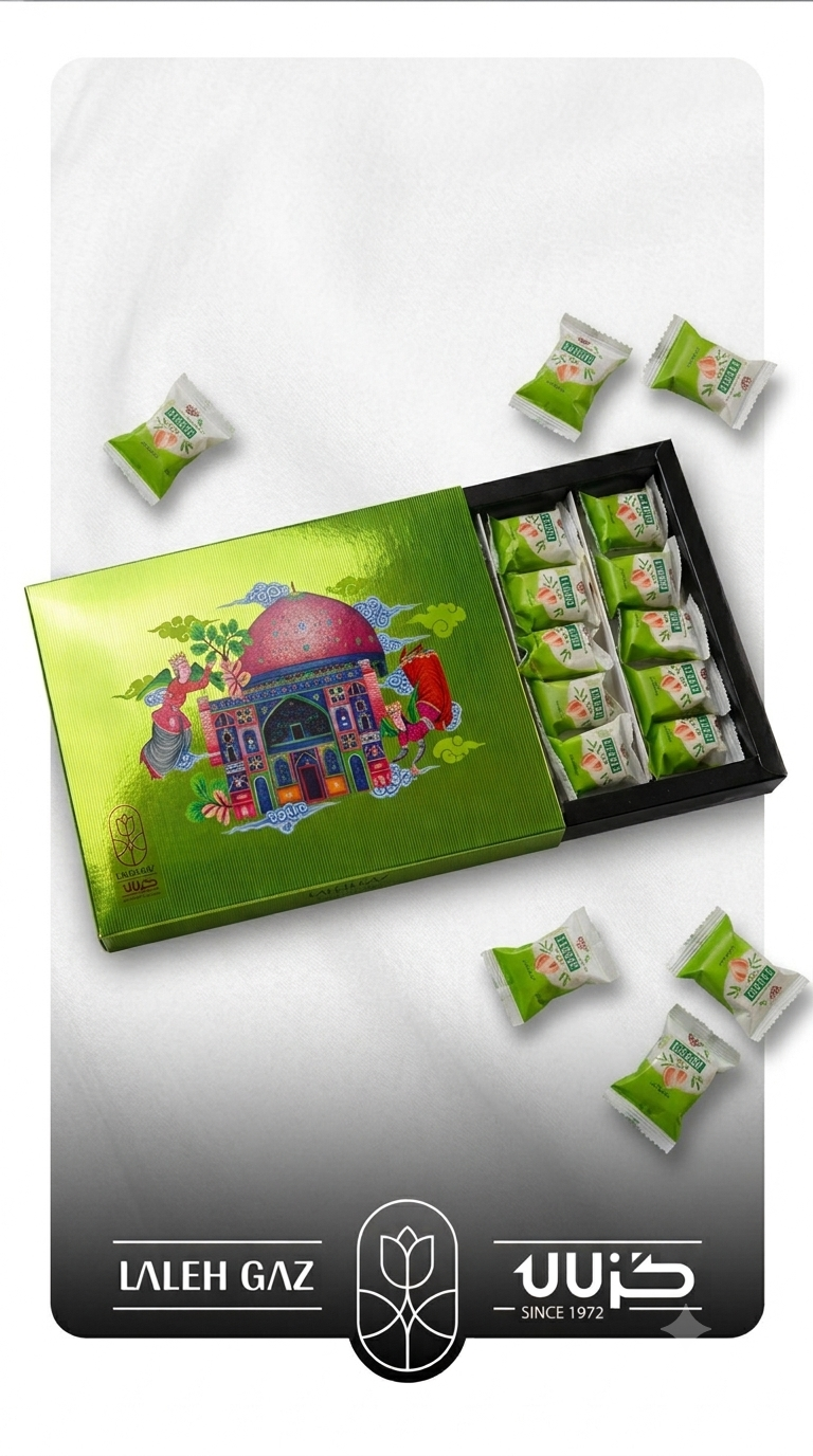 گز 28 درصد پسته گز لاله اصفهان