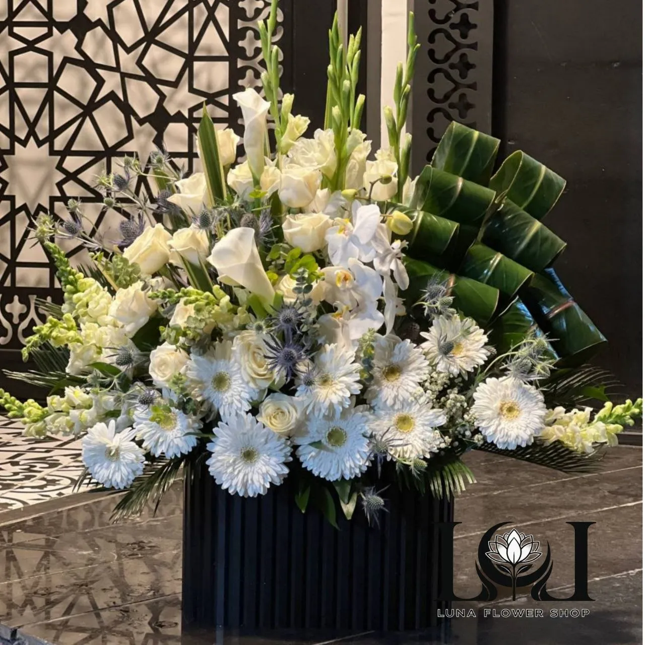 باکس گل طبیعی ترحیم BL206