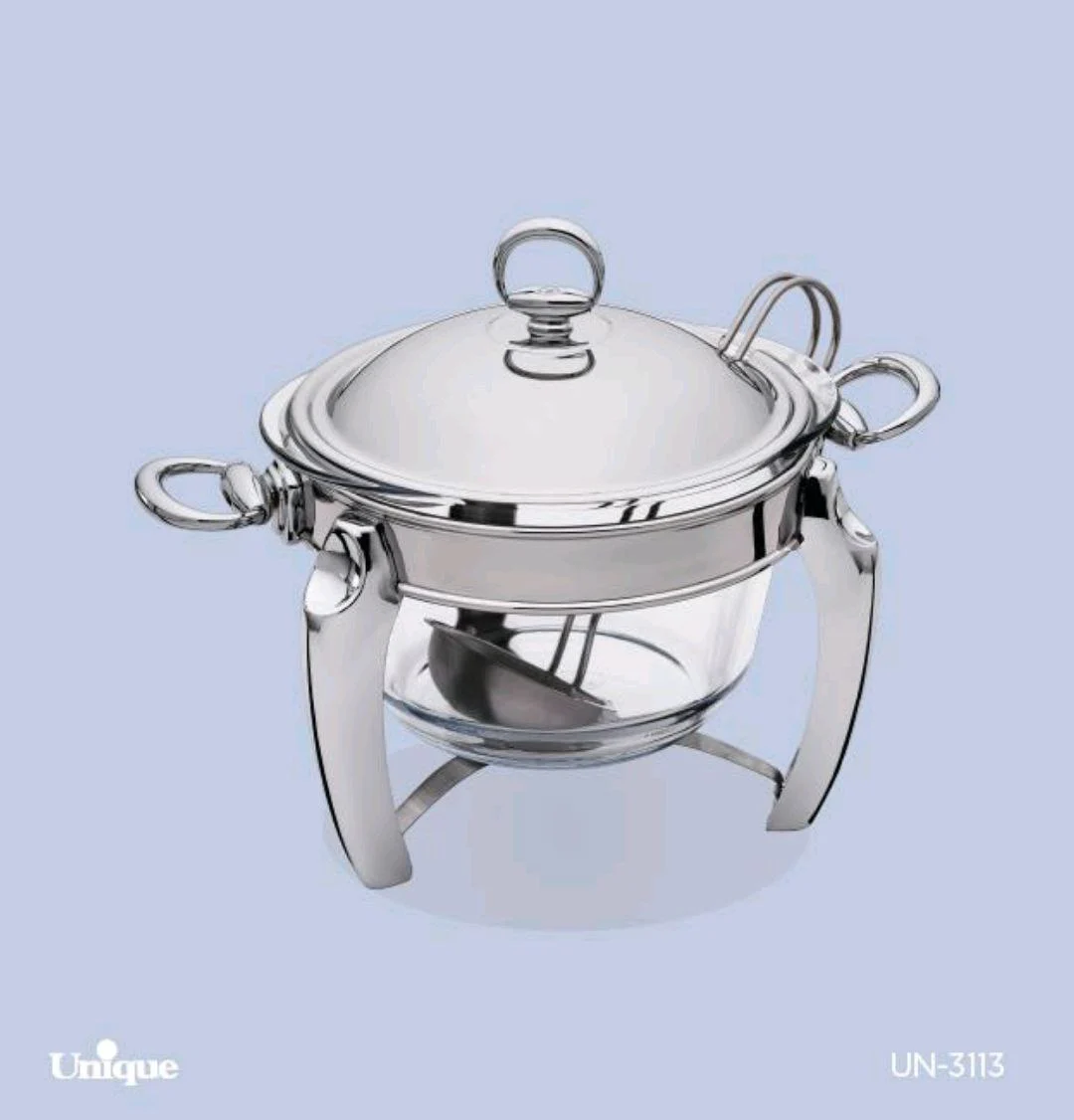 سوفله سوپ خوری پافیلی کروم یونیک کد UN-3113A (پس کرایه)