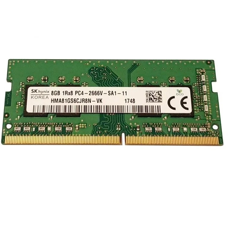 رم لپتاپ اس کی هاینیکس DDR4 دو کاناله 8 گیگابایت فرکانس 2666 مگاهرتز مدل CL14 SO-DIMM
