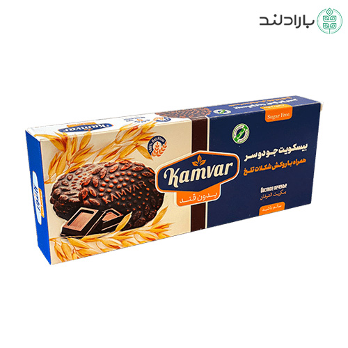 بیسکویت جو دوسر با روکش شکلات تلخ (شوکویولاف)