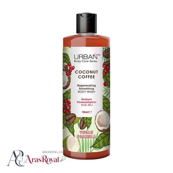 شامپو بدن اوربن کر Urban Care رایحه قهوه و نارگیل حجم 750 میل