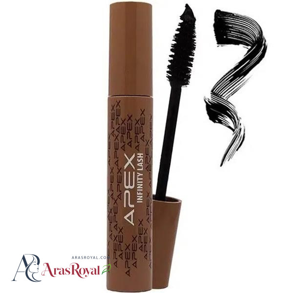 ریمل حجم دهنده قهوه ای اپکس APEX مدل INFINITY LASH حجم 13 میل