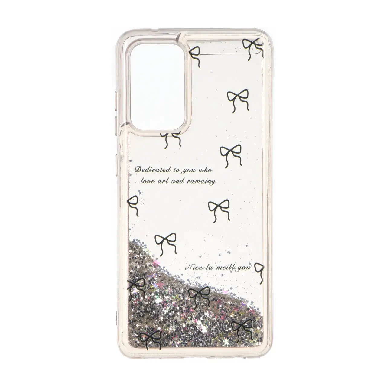 قاب آکواریومی اکلیلی طرح دار دور ژله ای Samsung Galaxy A52 / A52s - کد 111