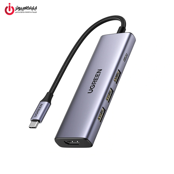 هاب 5 پورت چندکاره یوگرین مدل UGREEN CM511-15596