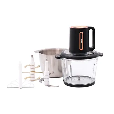 خردکن و غذاساز دانمور مدل DR-1010 ظرفیت 3.3 لیتر دو کاسه (اقساطی)