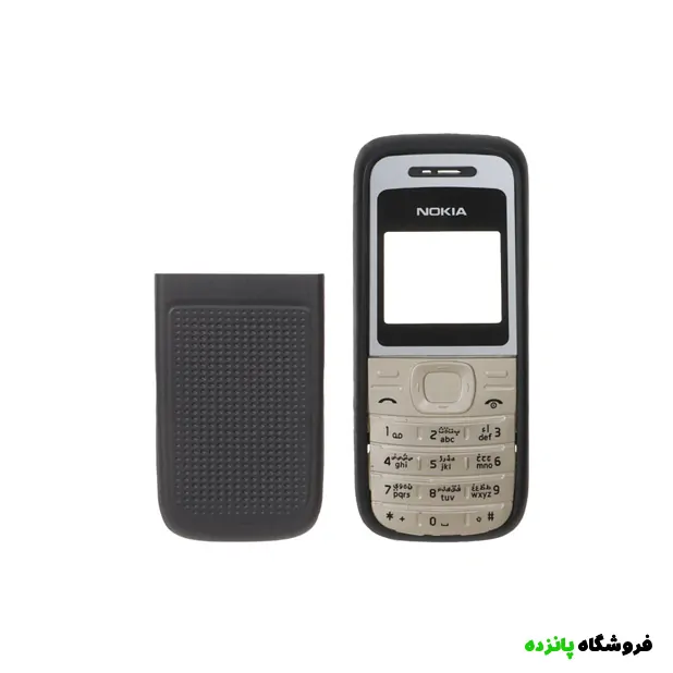 قاب تجاری نوکیا مدل 1200 - مشکی نقره ای