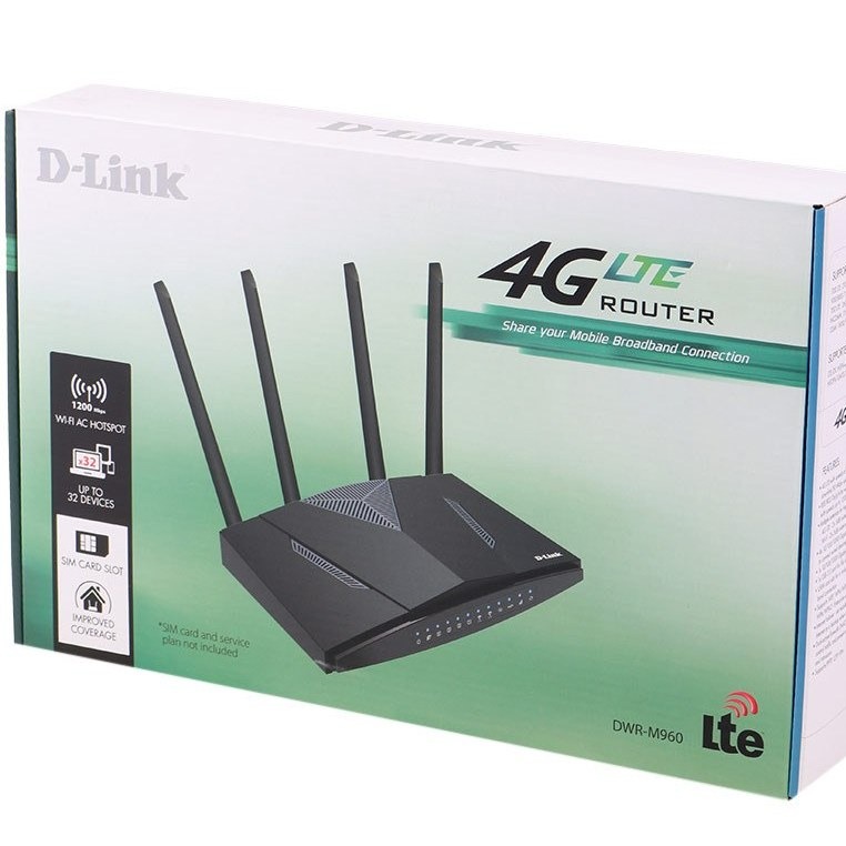 مودم روتر دی لینک مدل D WR-M960 4G LTE با یکسال گارانتی پلمپ 