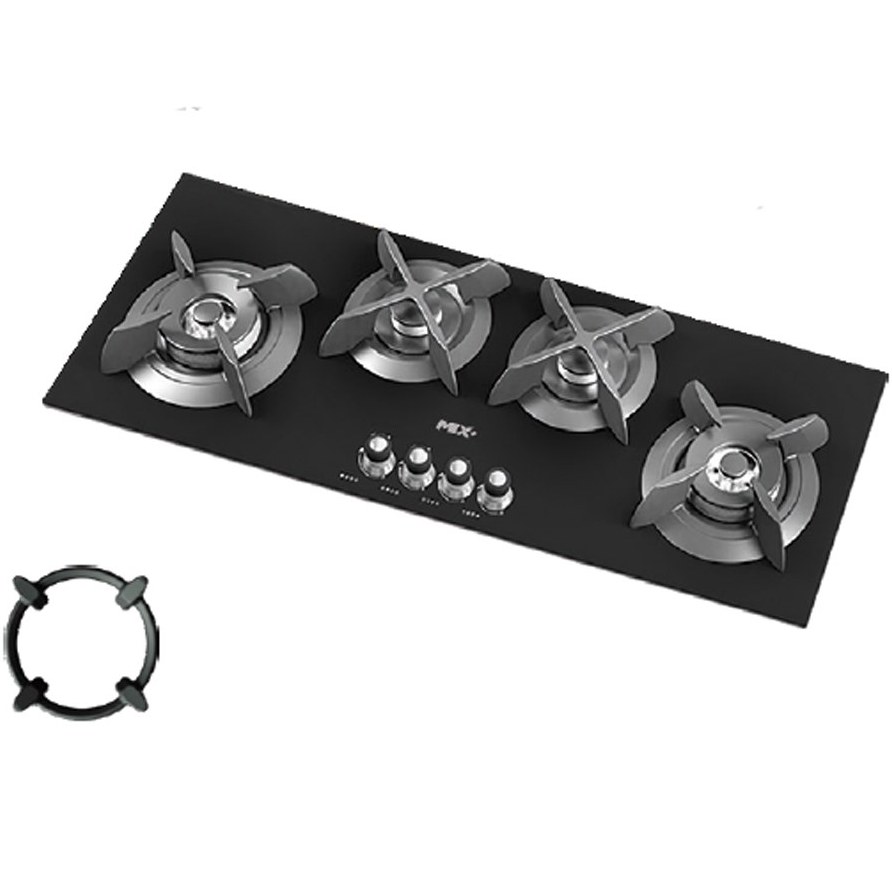 اجاق گاز شیشه ای میکس پلاس مدل CG-1402 مشکی