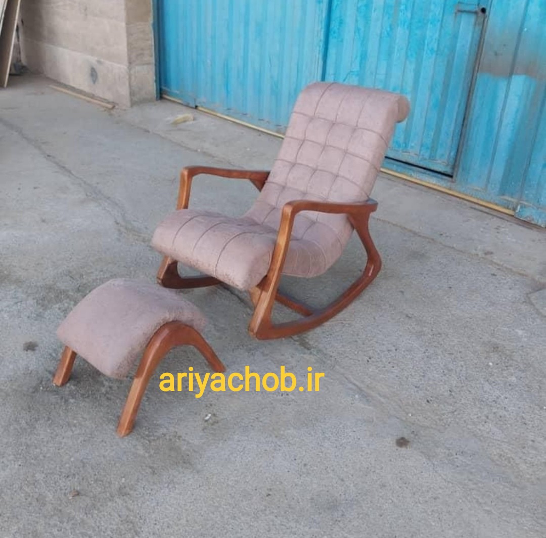 صندلی راک مدل فانتزی همراه باپاف رنگ بندی مختلف