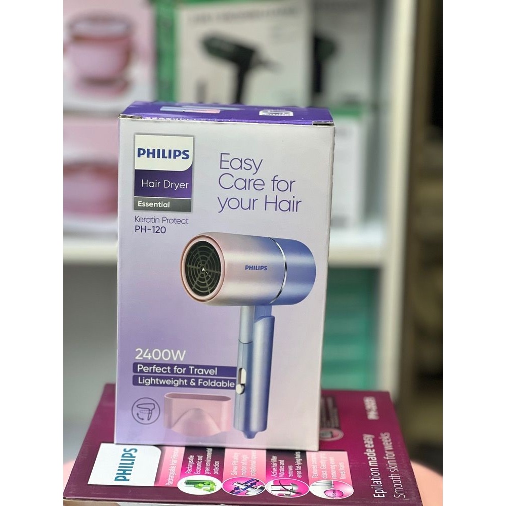 سشوار مسافرتی فیلیپس مدل PH-120 2400 وات Keratin Protect