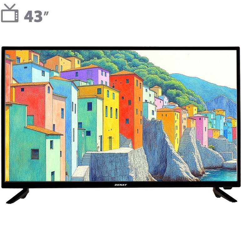 تلویزیون هوشمند دنای مدل MC-43AQ سایز 43 اینچ QLED Full HD