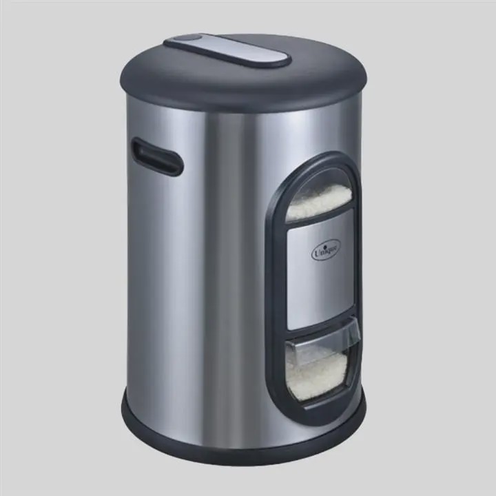 سطل برنج 10 کیلویی پیمانه دار استیل کد 4440