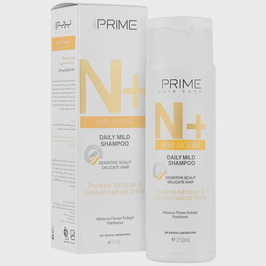 شامپو ملایم روزانه N پرایم 250 میلی لیتر Prime N Hibi Norm Hair Shampoo 250ml