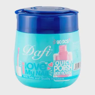 پد لاک پاک کن دافی دارای ویتامین 90 عددی Dafi Nail Polish Remover Pad 90 Pcs