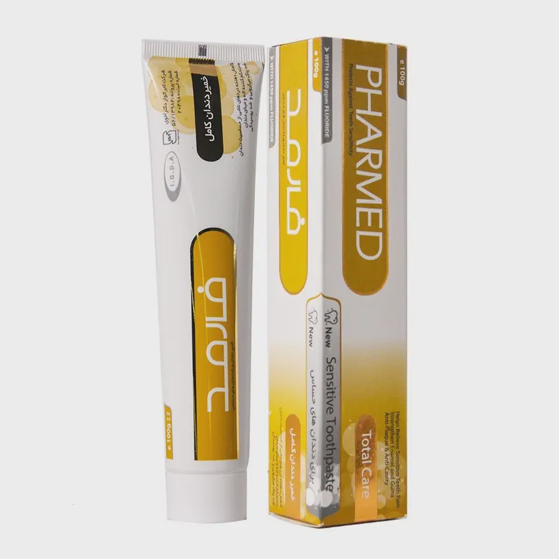 خمیردندان کامل فارمد مناسب دندان حساس Pharmed Sensetive Toothpaste