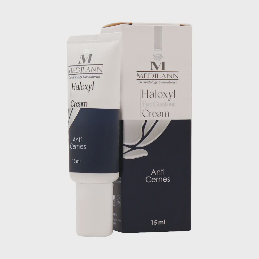 کرم دور چشم هالوکسیل مدیلن مناسب انواع پوست 15 میلی لیتر Medilann Haloxyl Eye Contour Cream All Skins 15 ml