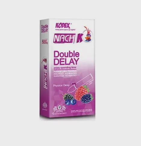 کاندوم تاخیری دو برابر double delay کدکس 10 عددی Condom Nach Kodex