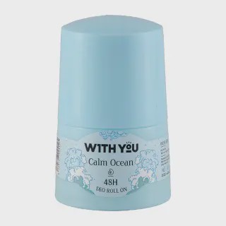 مام رول ضد تعریق ویت یو مدل Calm Ocean حجم 50 میلی لیتر With You Calm Ocean Deo Roll On 50ml