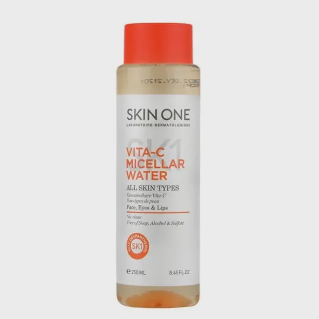 محلول پاک کننده آرایش ویتامین سی اسکین وان 250 میلی لیتر Vitamin C Micellar Water Skin One