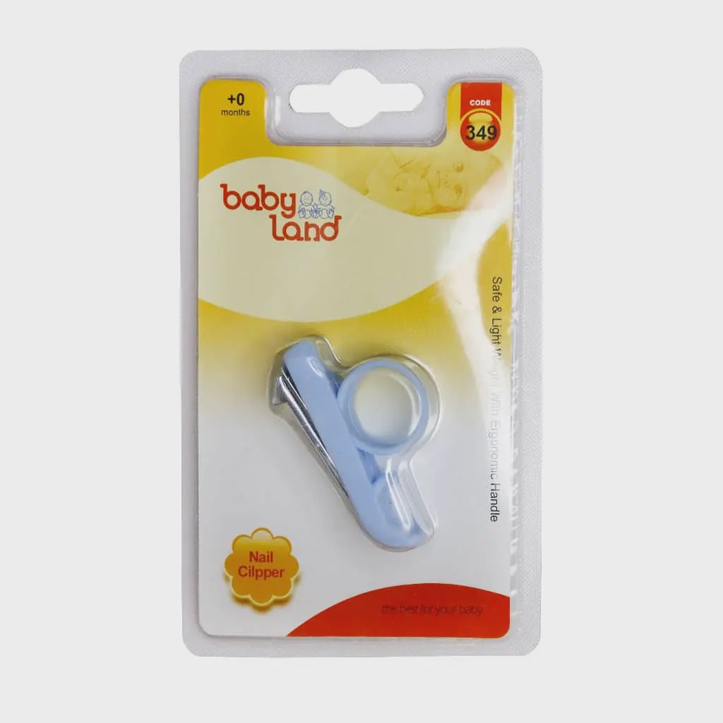 ناخن گیر نوزاد بیبی لند کد 349 با گیره مخصوص Baby land Nail Clipper code 349