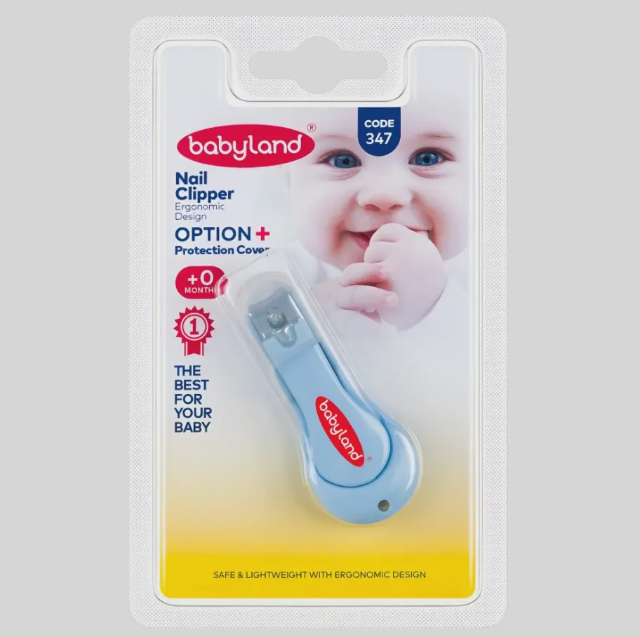 ناخن گیر نوزاد بی بی لند کد 347 مناسب نوزادان از بدو تولد Baby Land Nail Clipper Code 347