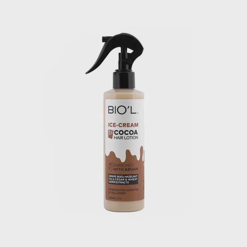 لوسیون مو بستنی شکلاتی بیول Ice Cream Cocoa Hair Lotion Biol