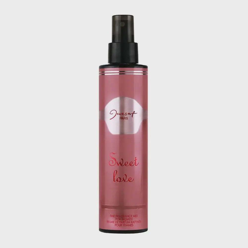 بادی اسپلش زنانه سوییت لاو ژک ساف Sweet Love Fine Fragrance Mist For Women Jacsaf
