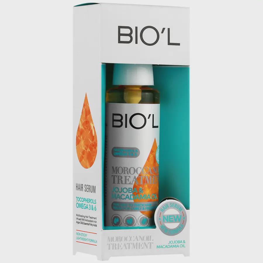 سرم مغذی آرگان موی فر و مجعد بیول Moroccanoil Treatment Hair Serum Biol