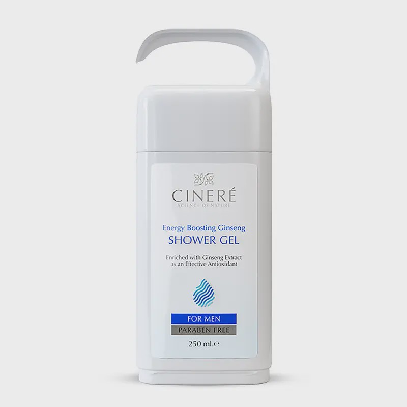 شامپو بدن حاوی عصاره جینسنگ مخصوص آقایان سینره Energy Boosting Ginseng Shower Gel For Men Cinere
