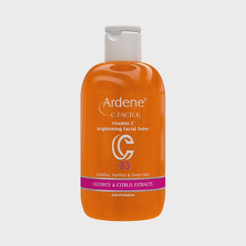 تونر پاک کننده C پلاس آردن سی فکتور Vitamin C Brightening Facial Toner Ardene C Factor