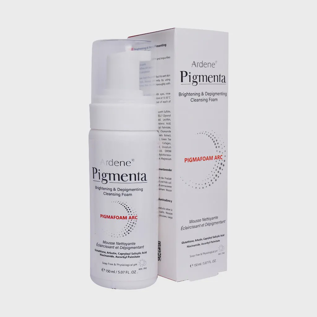 فوم شوینده و روشن کننده پوست صورت آردن پیگمنتا Brightening And Depigmenting Cleansing Foam Ardene Pigmenta