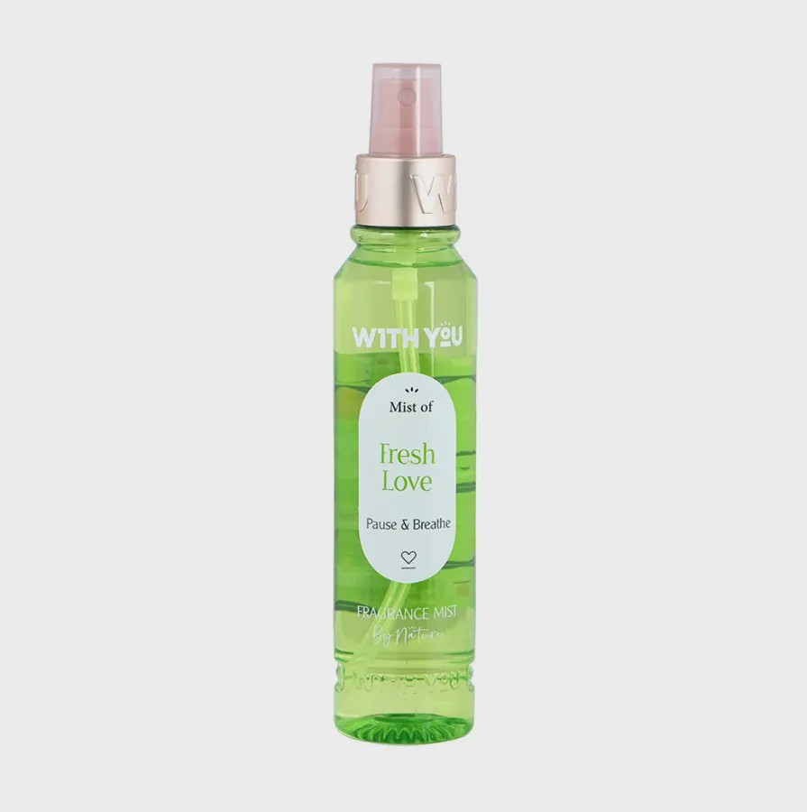 بادی اسپلش ویت یو با رایحه فرش لاو With You Fresh Love Body Perfume