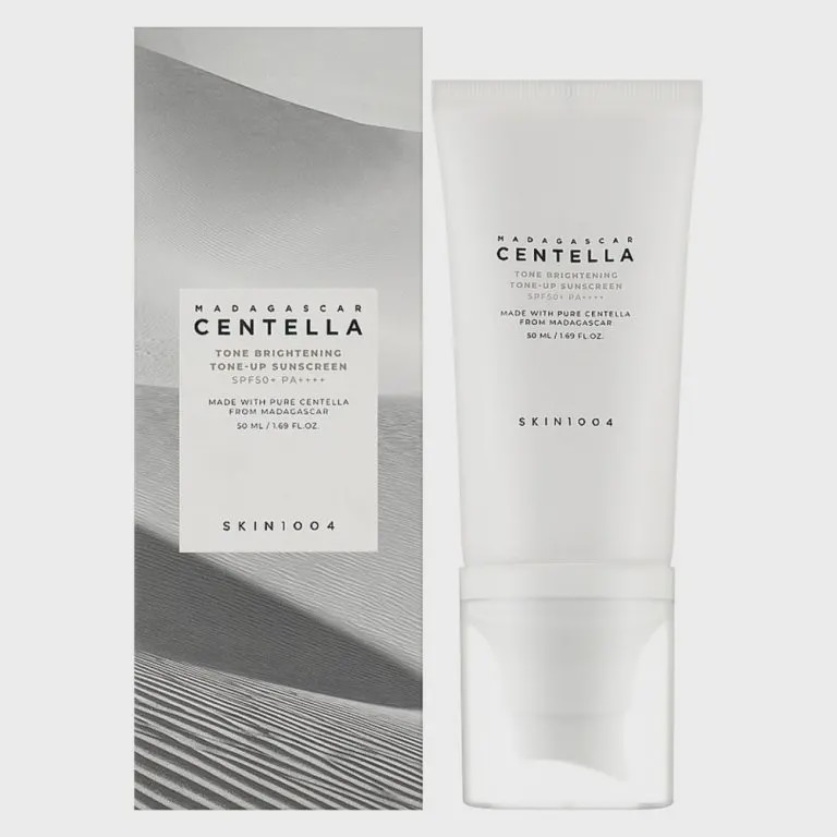 ضد آفتاب روشنکننده و ضدلک سنتلا SKIN1004 Madagascar Centella Tone Brightening Tone-Up Sunscreen SPF50 PA