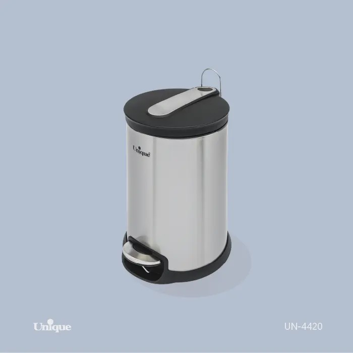 سطل زباله 12 استیل باآرام بند یونیک UN-4420