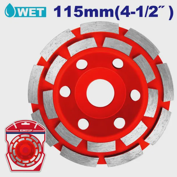 صفحه سنگ الماسه امتاپ مدل EDGH021151 EMTOP 115mm