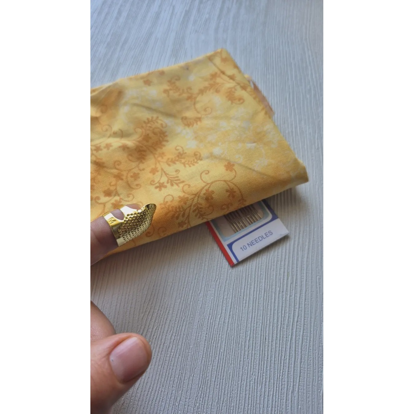 انگشتانه فلزی مخصوص سوزن دوزی
